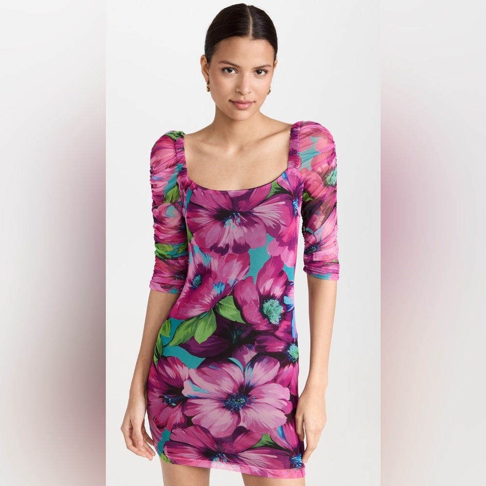 Black Halo Fang Mini Dress